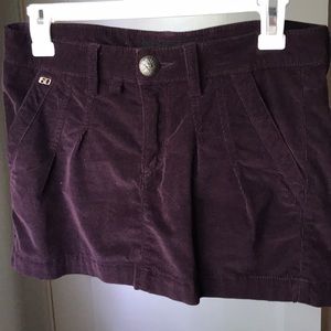 Miss Sixty Deep Purple Mini Skirt